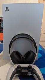 Playstation 5 + Sony Pulse + Dualsense + giochi