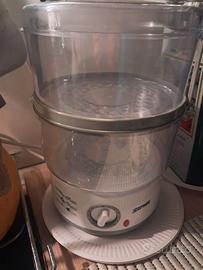 Vaporiera elettrica per cottura a vapore.