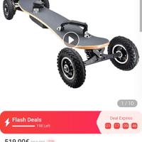 Skateboard elettrico fuoristrada