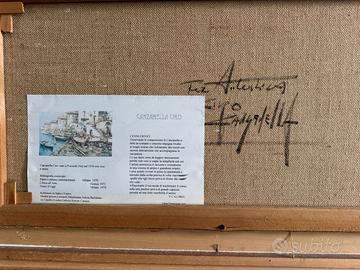 olio su tela Canzanella Ciro