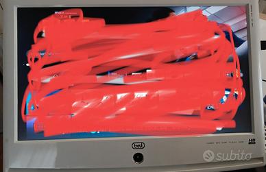 Tv monitor 22 pollici con lettore dvd 