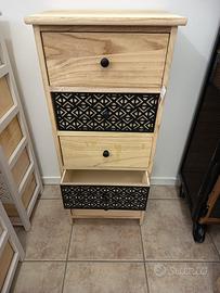 Cassettiera in legno