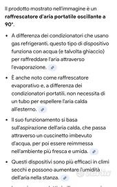 Raffrescatore portatile