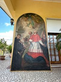Antica Pala d’altare “700 San Carlo Borromeo