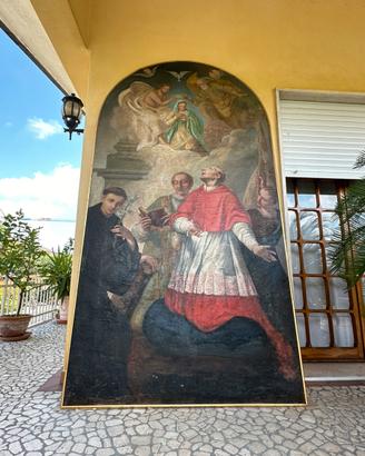 Antica Pala d’altare “700 San Carlo Borromeo