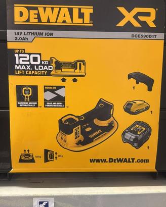 KIT VENTOSA DEWALT BATT + CARICABATTERIA