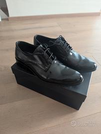 Scarpe eleganti uomo nere lucido 