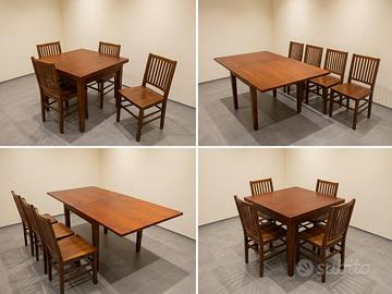 Titolo: Tavolo allungabile in legno 90x90 (fino a