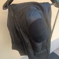 pantaloni in pelle da moto Tg.60