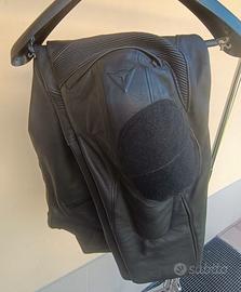 pantaloni in pelle da moto Tg.60