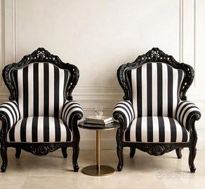 Poltrona trono sedia design unico