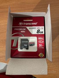 Sd con adattatore 8gb