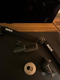 Shure SM7B + Braccio Rhode PSA1+ e Cavo Xlr