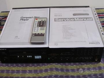 LETTORE CD SONY CDP-911  PULSE 8D/A CONVERTER