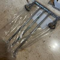 porta asciugamani 3 bracci oml p salv snodo cromo