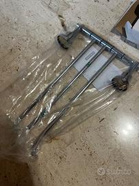 porta asciugamani 3 bracci oml p salv snodo cromo