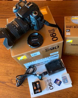 Reflex Nikon D90 + Nikkor 16-85 ED VR