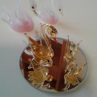 Famiglie animali in vetro