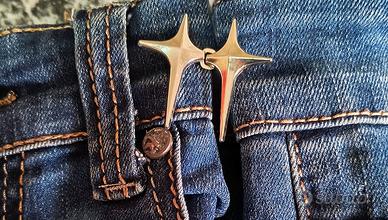 Cintura a spilla y2k acciaio