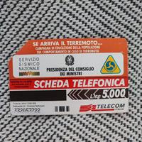 scheda Telefonica Telecom 