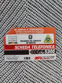 scheda Telefonica Telecom 