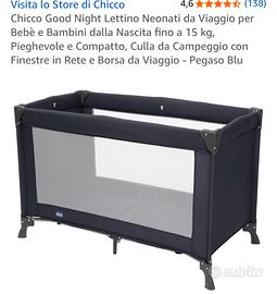 Lettino da campeggio Chicco. 