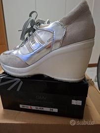 Sneakers GMV beige/argento
