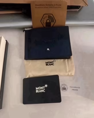 Portafoglio con fermasoldi Montblanc