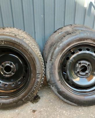 4 cerchi ferro Fiat Punto
