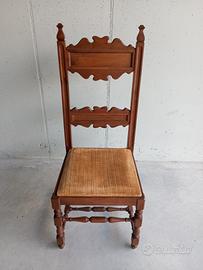 sedie salotto in legno 