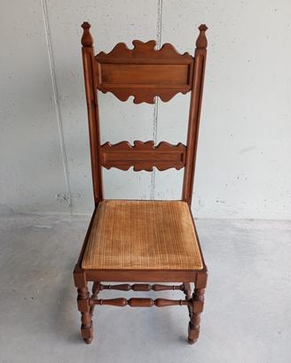 sedie salotto in legno 
