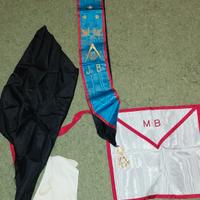 massoneria, lotto da maestro di loggia anni 60