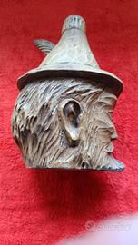 scultura in legno vintage 