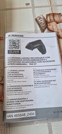avvitatore ricaricabile parjsude 3.6v pas d7
