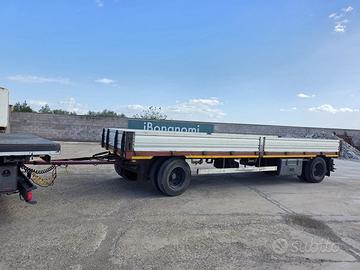 Rimorchio Cardi 2 assi ribassato con sponde