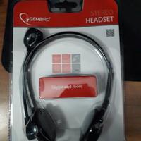 CUFFIE GEMBIRD Stereo Headset filo Usb Nuove Imb.