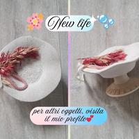 Piatto decorativo con fiori secchi