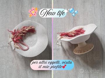 Piatto decorativo con fiori secchi