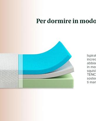 ZINUS Bliss Materasso in memory foam 120x190x25