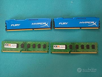 RAM memoria 2GB / 4GB DDR3