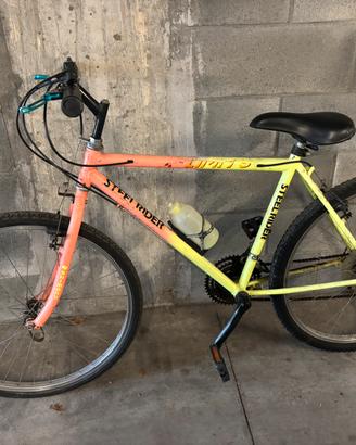 Bicicletta usata, ruota anteriore da riparare