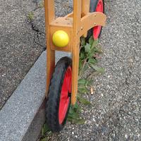 Bici legno senza pedali