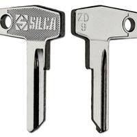 chiave GREZZA ZADI ZD9 per SILCA auto moto epoca