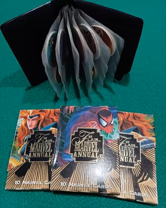 Lotto Vintage Marvel '95: Carte + Spider pogs
