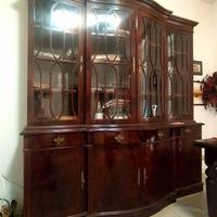 cristalliera in mogano