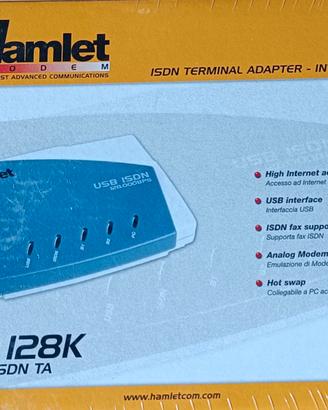 Modem Esterno USB HAMLET ISDN 128K