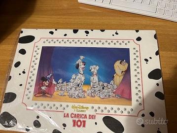 Litografia La Carica dei 101 ed numerata