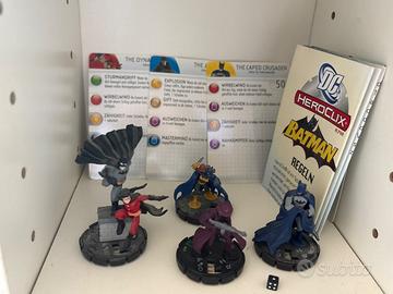 Heroclix DC Batman, batgirl, joker…dado carte