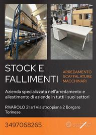 STOCK UFFICI E MOLTO ALTRO