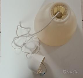 Lampadario Melody Ikea color bianco avorio